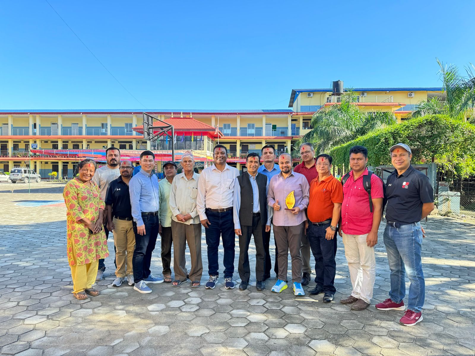 Coca-Cola Handover Drinking Water Solution to Narayani Model Secondary School